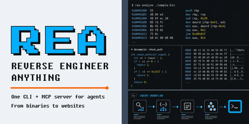 Awesome Reverse Engineering preview from its README
